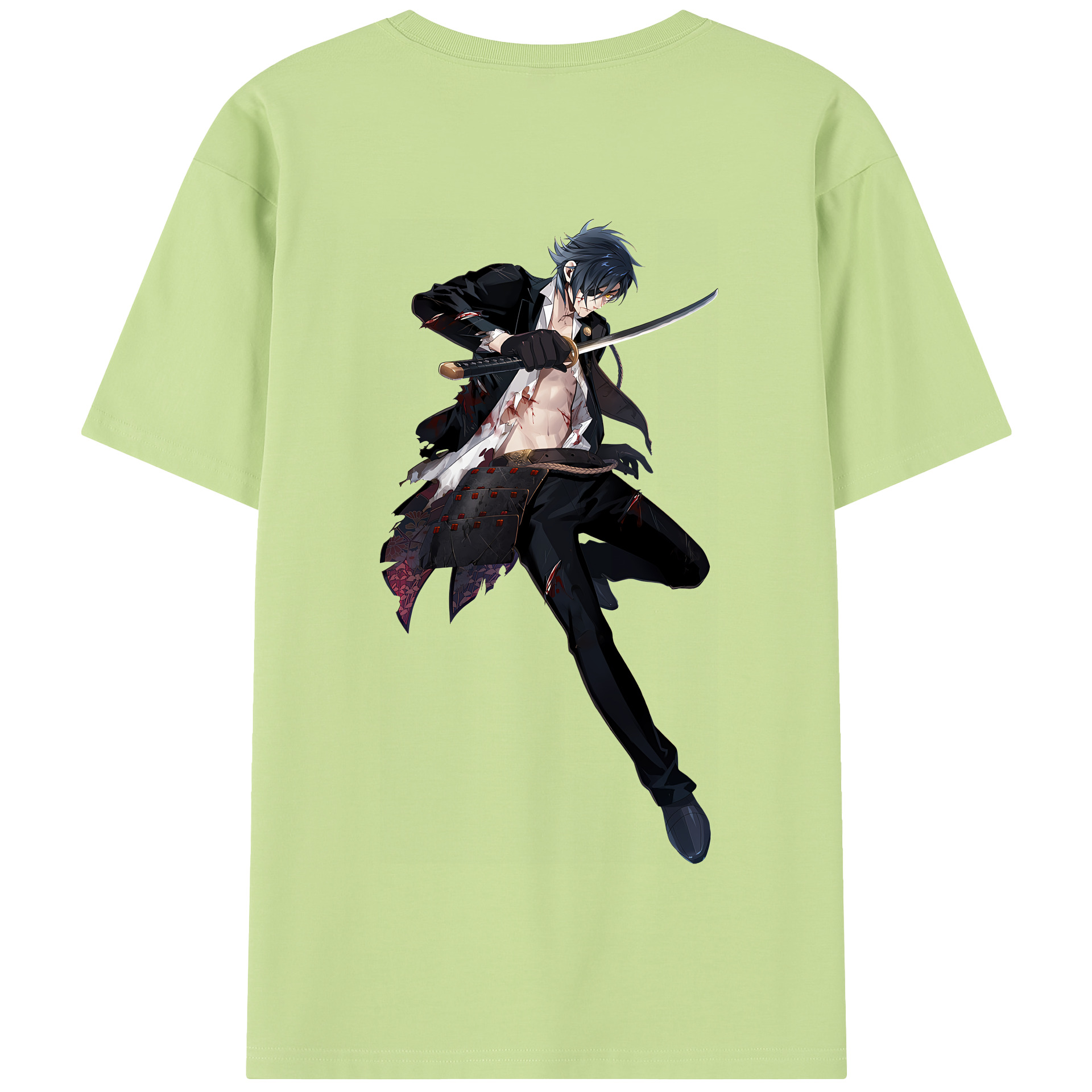（画像用） 刀剣乱舞 Touken Ranbu 綿100％半袖Tシャツ（背面プリント）